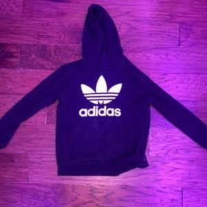 black adidas hoodie